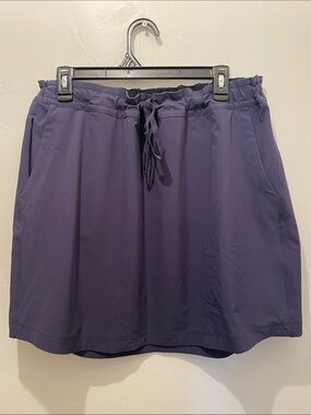 REI Purple Drawstring Active Skort